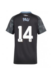 Aston Villa Pau Torres #14 Voetbaltruitje Uit tenue Dames 2025-26 Korte Mouw